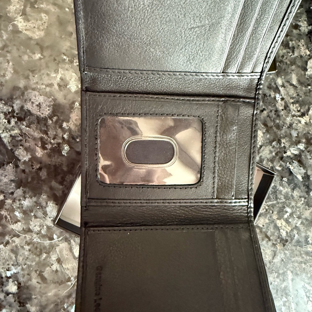 Access Denied Black Leather wallet